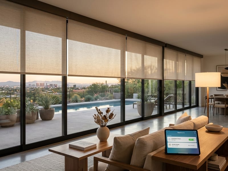Motorized Sheer Drapery